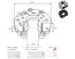 Usmerňovač alternátora AS-PL ARC0138