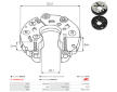 Usmerňovač alternátora AS-PL ARC0139