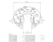 Usmerňovač alternátora AS-PL ARC0172