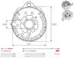 Ochranná krytka alternátora AS-PL ARC0245S