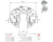 Ochranná krytka alternátora AS-PL ARC0245S