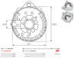 Ochranná krytka alternátora AS-PL ARC3158S