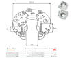 Ochranná krytka alternátora AS-PL ARC3158S