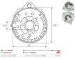 Ochranná krytka alternátora AS-PL ARC3242S