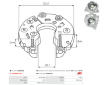 Ochranná krytka alternátora AS-PL ARC3242S