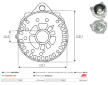 Ochranná krytka alternátora AS-PL ARC3243S