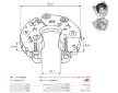 Ochranná krytka alternátora AS-PL ARC3243S
