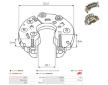 Usmerňovač alternátora AS-PL ARC5136