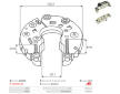 Usmerňovač alternátora AS-PL ARC5209S