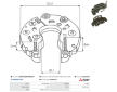 Usmerňovač alternátora AS-PL ARC5232(MITSUBISHI)