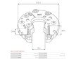 Usměrňovač, generátor AS-PL ARC5237(MITSUBISHI)