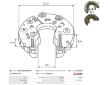 Usmerňovač alternátora AS-PL ARC5244(MITSUBISHI)