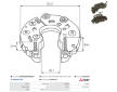 Usmerňovač alternátora AS-PL ARC5252(MITSUBISHI)