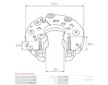 Usměrňovač, generátor AS-PL ARC5253(MITSUBISHI)