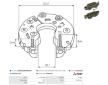 Usměrňovač, generátor AS-PL ARC5254(MITSUBISHI)