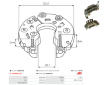 Usmerňovač alternátora AS-PL ARC5274S