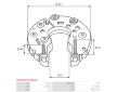 Usmerňovač alternátora AS-PL ARC5288(MITSUBISHI)