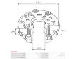 Usmerňovač alternátora AS-PL ARC6105S