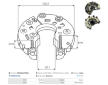 Usmerňovač alternátora AS-PL ARC9056(LETRIKA)