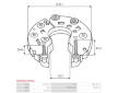 Usmerňovač alternátora AS-PL ARC9069(LETRIKA)
