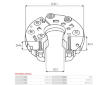 Usmerňovač alternátora AS-PL ARC9080(LETRIKA)