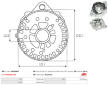 Diodový blok s víkem AS-PL ARC9096S
