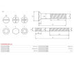 Šroub alternátoru AS-PL ARS9096S (BULK)