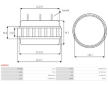 Stator, generátor AS-PL AS0016