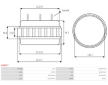 Stator, generátor AS-PL AS0017