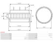 Stator, generátor AS-PL AS0118S