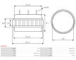 Stator, generátor AS-PL AS0121S