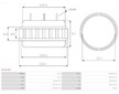 Stator, generátor AS-PL AS2018S