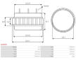 Stator alternátoru AS-PL AS2029S