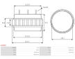 Stator, generátor AS-PL AS3039