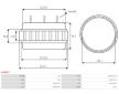 Stator, generátor AS-PL AS4002