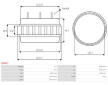 Stator alternátoru AS-PL AS5021