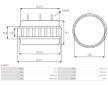 Stator, generátor AS-PL AS6033