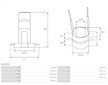 Snímací kroužek Magneti Marelli 6,8 x 16 x 46,5 mm