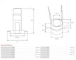 Kluzný kroużek, generátor AS-PL ASL9015P(BULK)