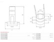 Kluzný kroużek, generátor AS-PL ASL9053S(BULK)