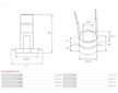 Kluzný kroużek, generátor AS-PL ASL9055S(BULK)