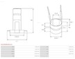 Kluzný kroużek, generátor AS-PL ASL9058S(BULK)