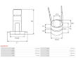 Snímací kroužek alternátoru AS-PL ASL9072S