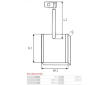 Uhlíkový kartáč, startér AS-PL BSX148(SCHUNK)