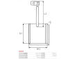 Sada uhlíků ventilátoru - 6 x 6,8 x 18 mm  RC SU9045