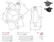 Vakuová pumpa alternátoru AS-PL P5012S