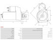 Startér Mercedes C 124 2.3 Bosch 0001107037