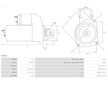 Startér BMW 525 2.5 TD Bosch 0001109025