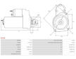 Startér BMW 750i Bosch  0001218027