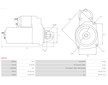 Startér John Deere 4045 Bosch 0001368059